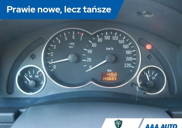 Opel Meriva cena 11000 przebieg: 145655, rok produkcji 2005 z Wysokie Mazowieckie małe 154